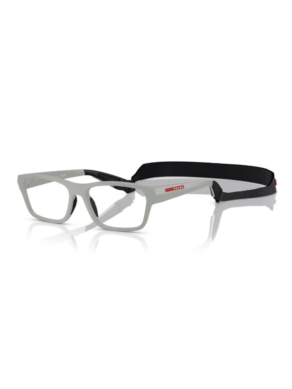 PRADA LINEA ROSSA PS03RV 13Z1O1 54 Matte Iron Gray Men's 54 mm Eyeglasses